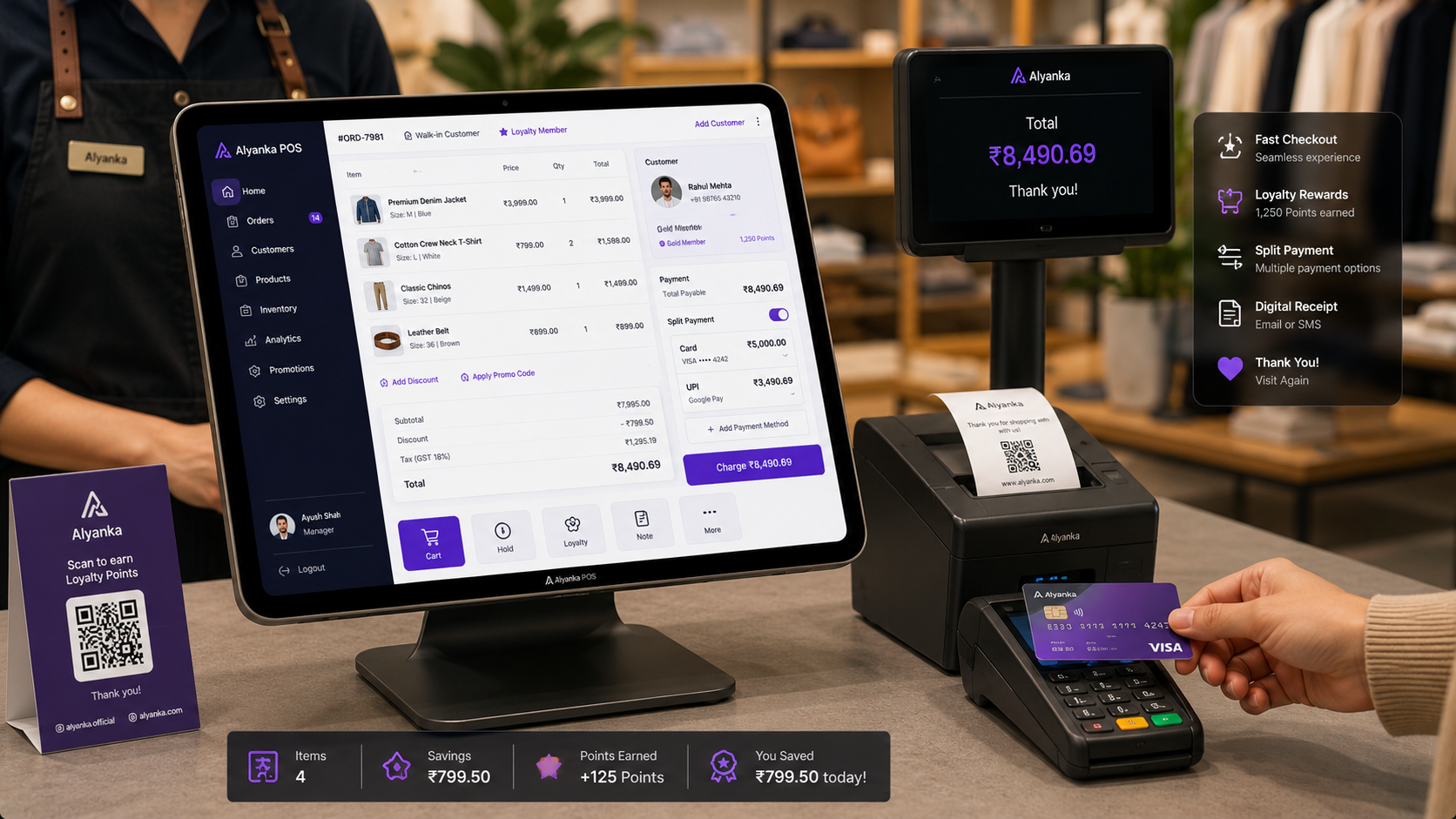 RetailPoint POS Dashboard