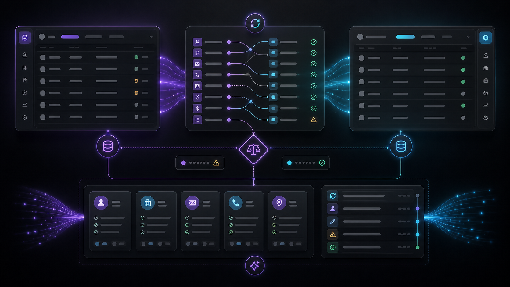 CRM Data Sync Dashboard